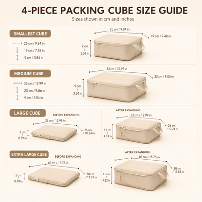 Packing Cubes - Set Of 4